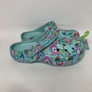 Crocs The Little Mermaid Ariel Vera Bradley Clog Kids Size 6 J6